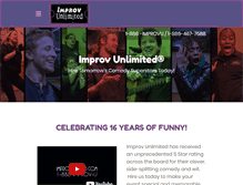 Tablet Screenshot of improvunlimited.com